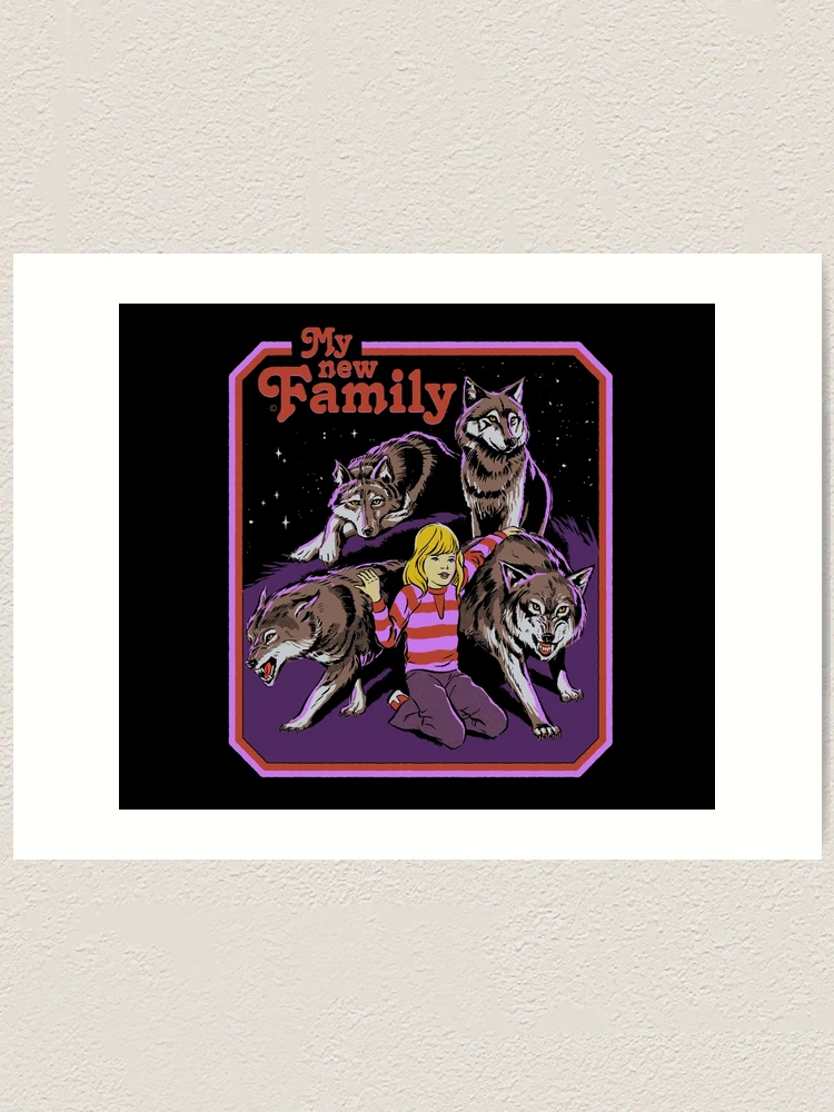 Thumbnail 1 of 3, Art Print, My New Family designed and sold by Steven Rhodes.