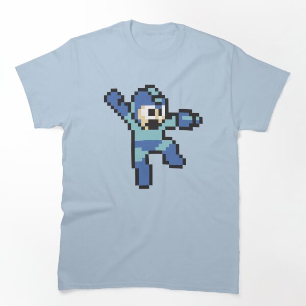 Aperçu de l'œuvre Megaman saute et tire créée et vendue par Slappers.