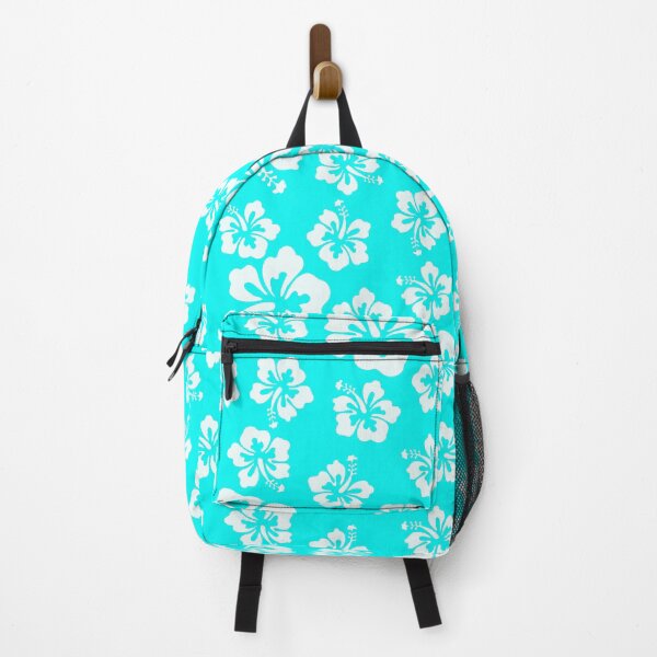 Item preview, Bright Aqua blue Hibiscus Hawaiian Flower Aloha designed and sold by funnytshirtemp.