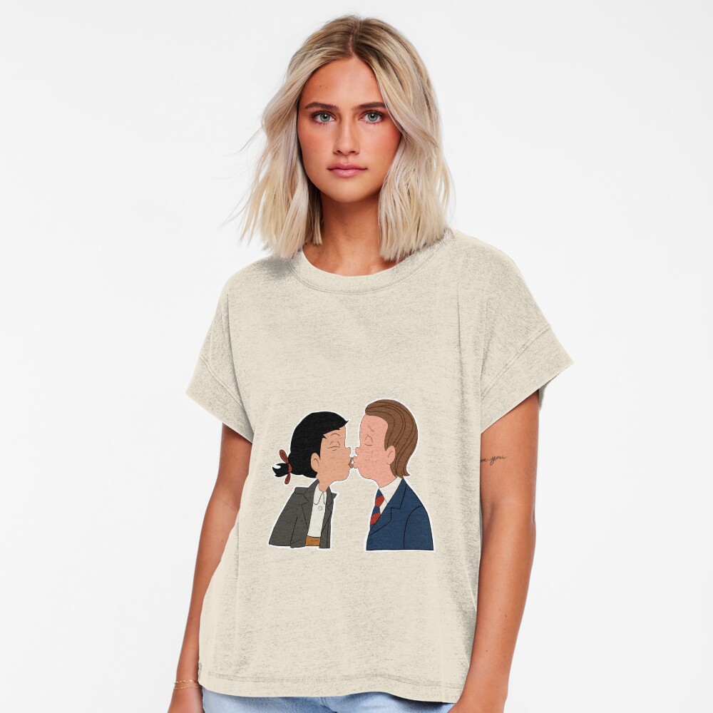 Vista previa del artículo con la obra «Camiseta relajada», diseñado y vendido por Katelyn Van Praet.