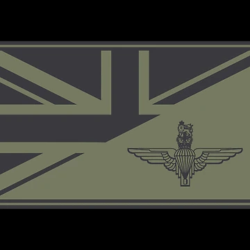 Artwork thumbnail, Parachute Regiment Union Jack Patch (subdued) by StrongVlad
