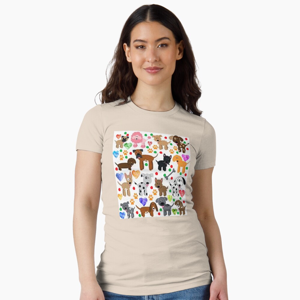 Vista previa del artículo con la obra «Camiseta entallada», diseñado y vendido por Adri Barnard.