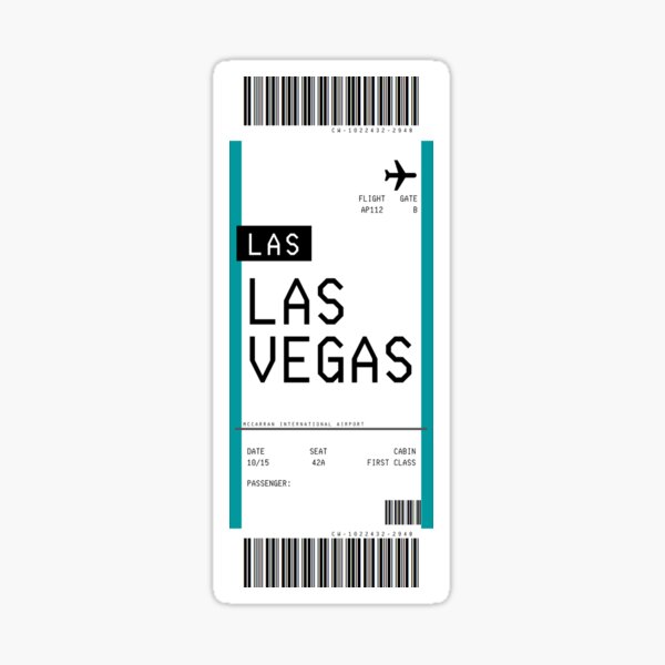 Artikelvorschau, Las Vegas Bordkarte entworfen und verkauft von agethegreat.