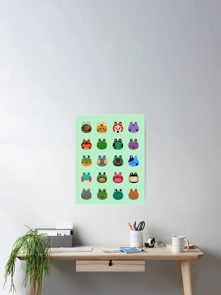 Thumbnail 2 of 3, Poster, Frog Villagers designed and sold by PlushandStuff.