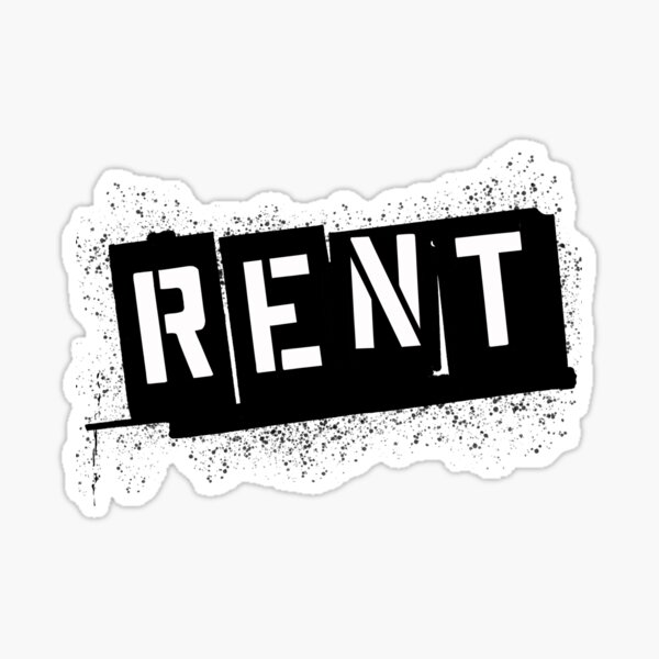 Artikelvorschau, RENT (das Musical) Logo-Kunst entworfen und verkauft von Vampiresmakeart.