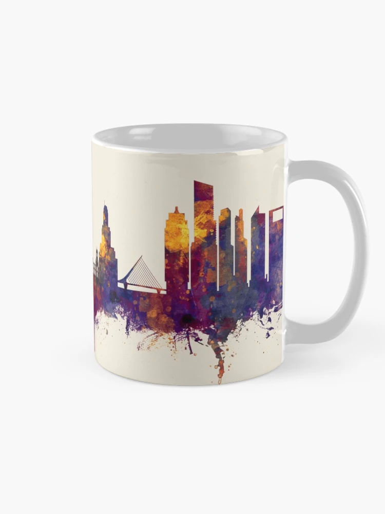 Aperçu 3 sur 6. Mug à café avec l'œuvre Buenos Aires Argentina Skyline créée et vendue par ArtPrints.