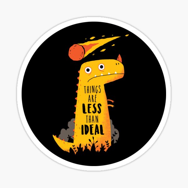 Aperçu de l'œuvre Moins qu'idéal créée et vendue par DinoMike.