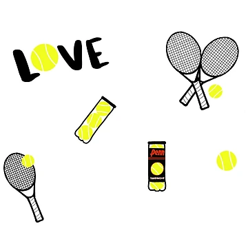 Artwork thumbnail, Tennis 6 Pack by madsskeen