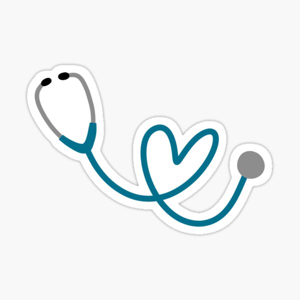 Aperçu de l'œuvre Stéthoscope Coeur Bleu créée et vendue par jaquemv.