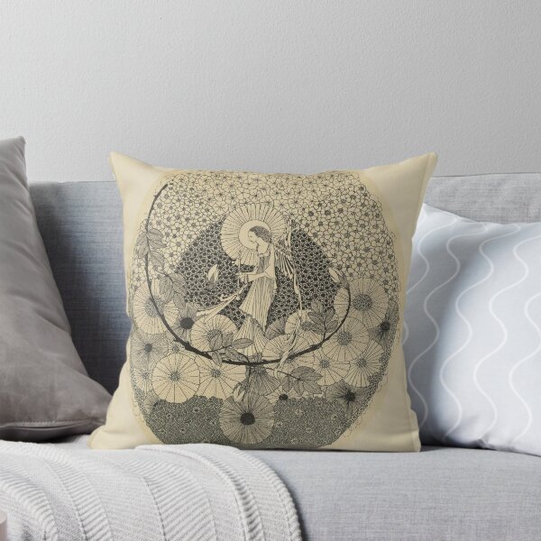 Artikelvorschau, Antike Illustration von Engel und Blumen entworfen und verkauft von ItsArtShirt.