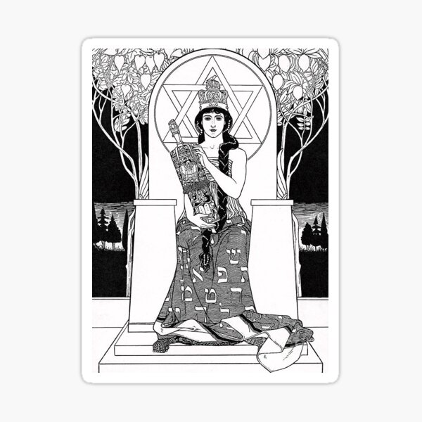 Artikelvorschau, 1900 von Ephraim Moses Lilien (1900) Public Domain. entworfen und verkauft von classiczo.