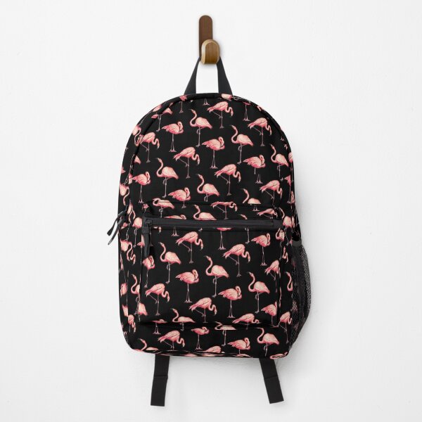 Item preview, Flamingo Pattern - Black designed and sold by Kelly Gilleran.