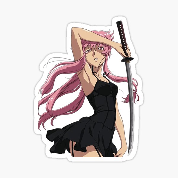 Artikelvorschau, Yuno Gasai mit einem Schwert entworfen und verkauft von - TSUKIYOUSEI -.