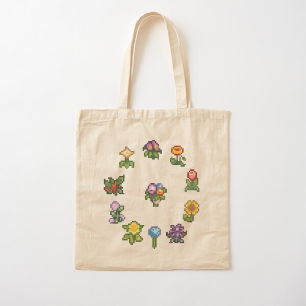 Aperçu de l'œuvre Bouquet de fleurs en cercle pixelisé Stardew Valley créée et vendue par RyanDoodles.