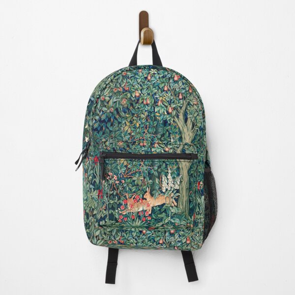 Item preview, VERDE, ANIMALES FORESTALES Liebres Azul Verde Rojo Tapiz Floral designed and sold by BulganLumini.