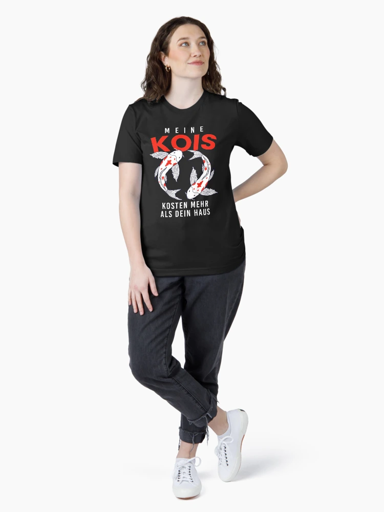 Thumbnail 4 von 7, Essential T-Shirt, Meine Kois Kosten Mehr Als Dein Haus designt und verkauft von MooonTees.
