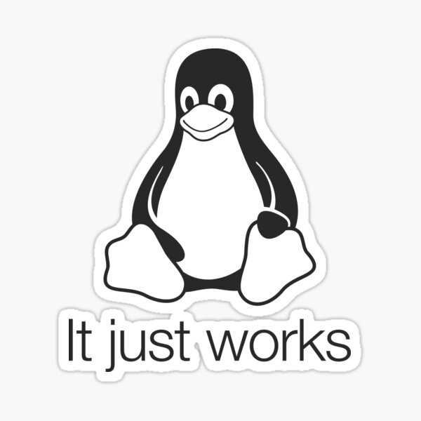 Item preview, Linux: simplemente funciona designed and sold by TheComicSlams.