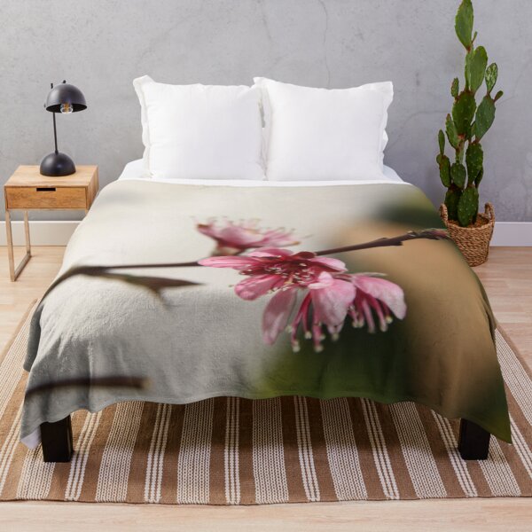 Item preview, Pink peach tree flower blossom branch designed and sold by EstelleRossetti.