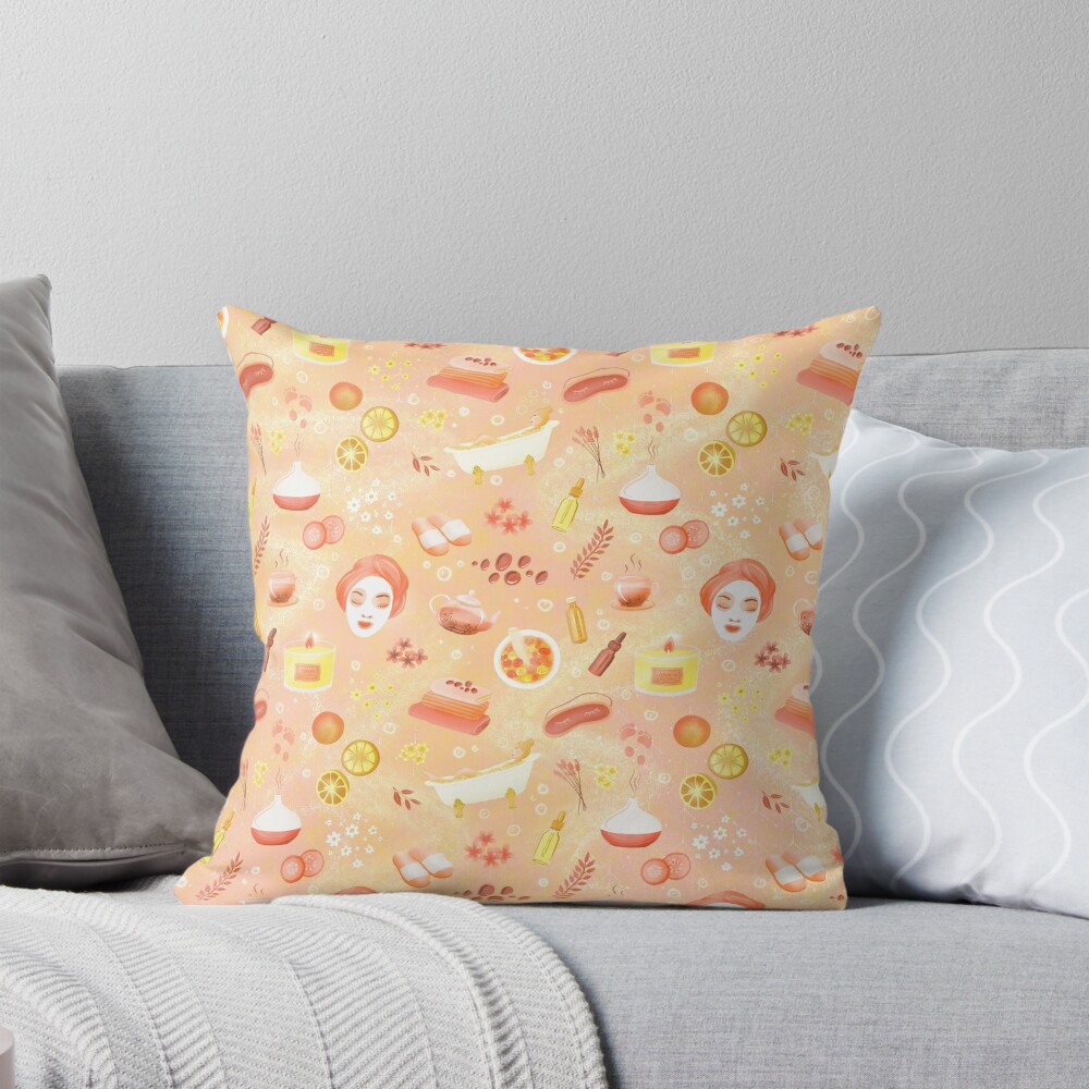 Item preview, Throw Pillow designed and sold by Darlydesign.