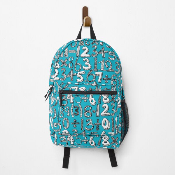 Aperçu de l'œuvre maths doodle bleu créée et vendue par scrummy.