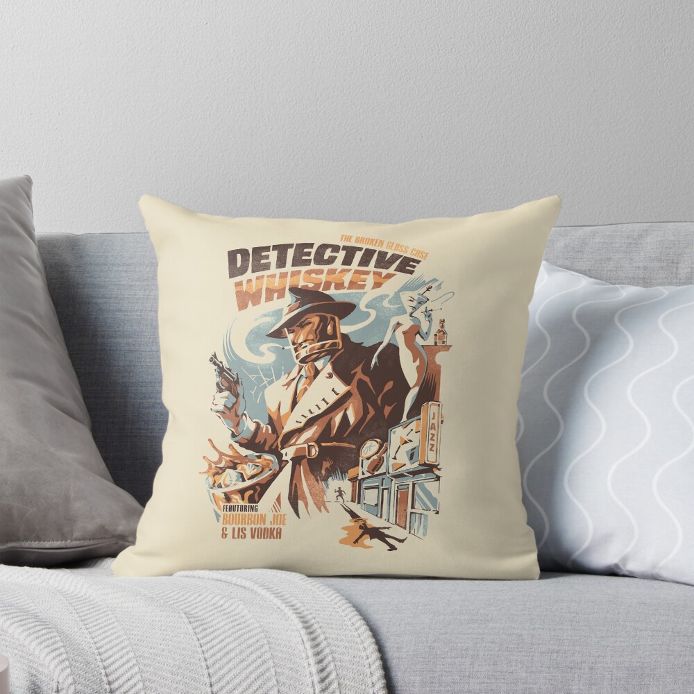 Item preview, Throw Pillow designed and sold by Ilustrata®.