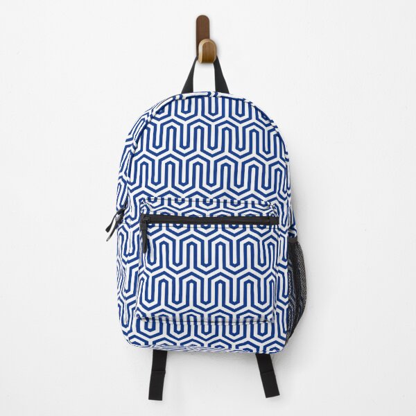 Item preview, Egyptian Motif, Cobalt Blue and White designed and sold by Marymarice.