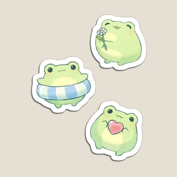 Aperçu de l'œuvre Grenouilles mignonnes créée et vendue par mychickenugget9.