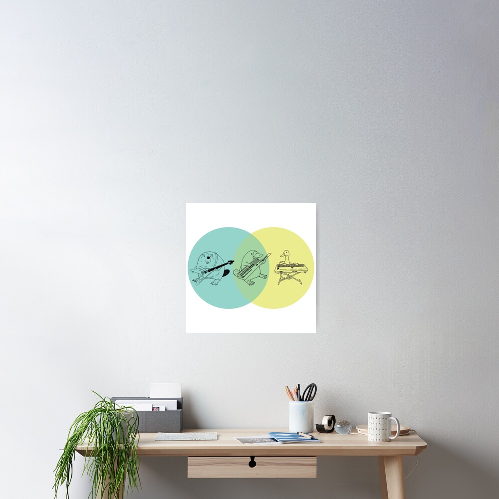 Vista previa del artículo con la obra «Póster», diseñado y vendido por GuyBlank.