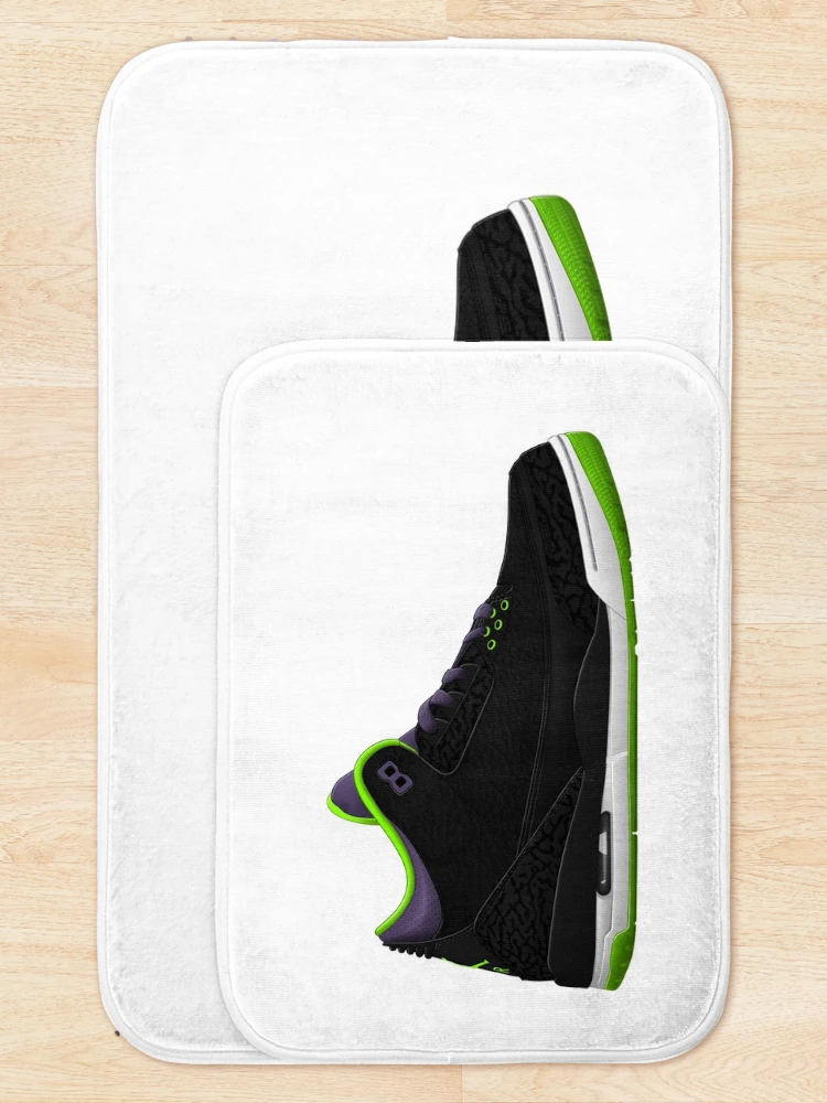 Thumbnail 5 of 6, Bath Mat, Jordan 3 JOKER Air Sneaker designed and sold by Sneakerz FZCO.
