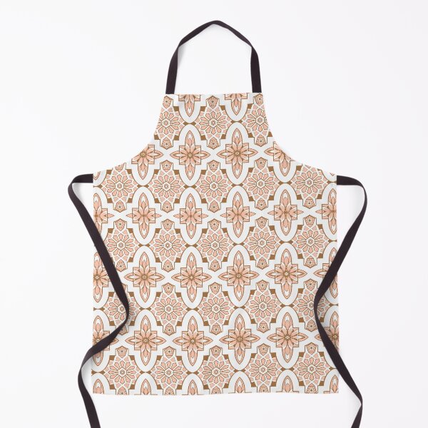 Item preview, Peachy blush pink Moroccan Tile print art and design designed and sold by MagentaRose.