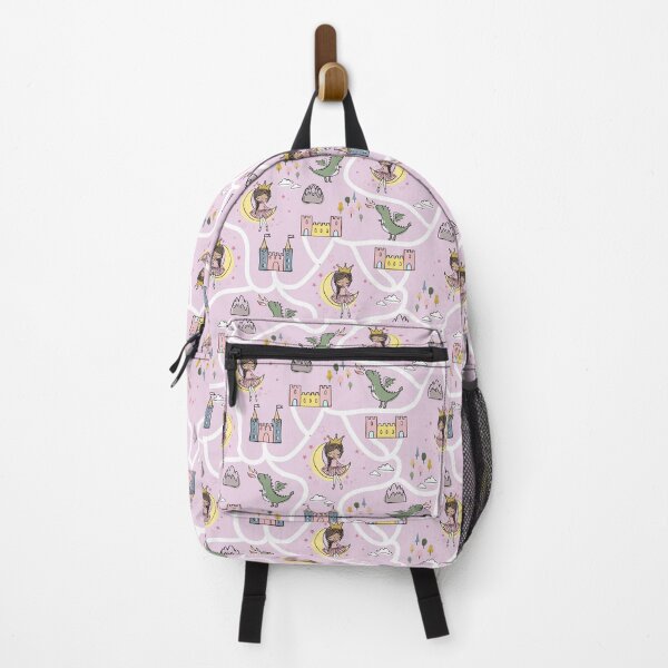 Item preview, Childish seamless pattern with princess and dragon designed and sold by Arch4Design.