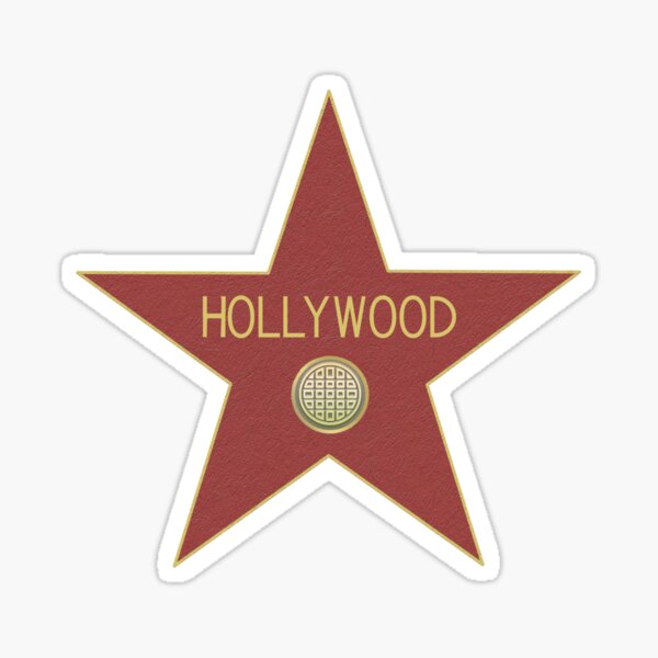 Item preview, Pegatina Estrella de Hollywood designed and sold by KardBoardCo.
