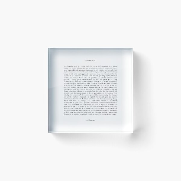 Aperçu de l'œuvre Desiderata par créée et vendue par SummerSoulCo.