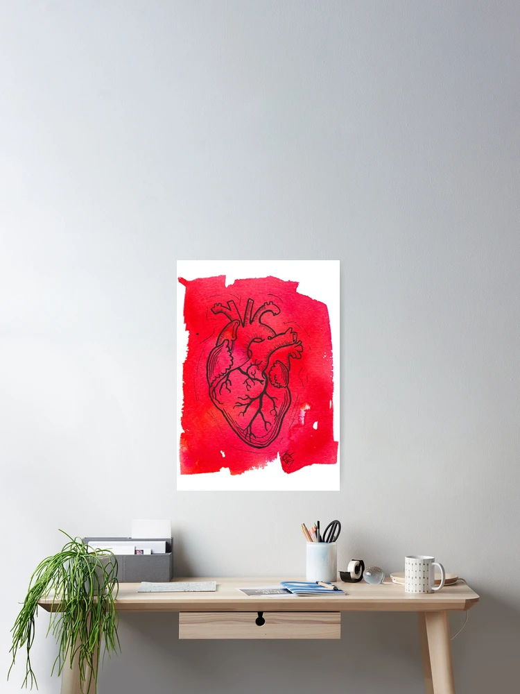 Thumbnail 2 of 3, Poster, HeArt designed and sold by Delightfully Morose.