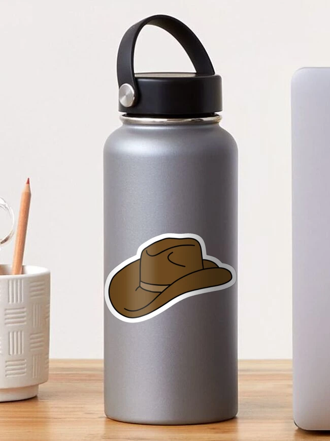 Thumbnail 1 von 3, Sticker, brauner Cowboyhut designt und verkauft von emilyjlawrence.