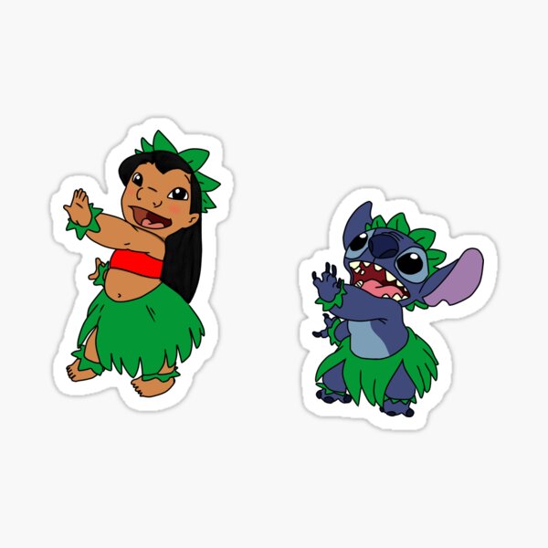 Artikelvorschau, Lilo & Stitch Sticker Pack entworfen und verkauft von Hori Shop.