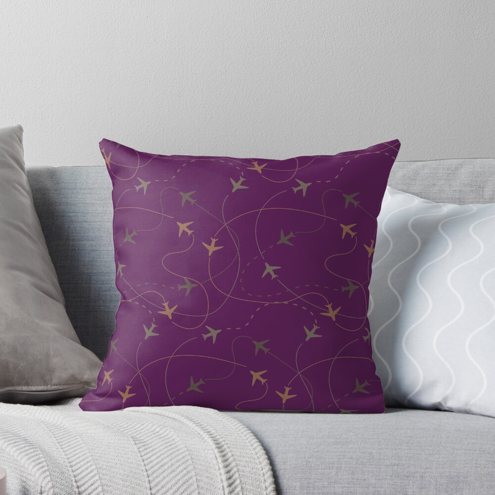 Item preview, Throw Pillow designed and sold by JumpSeatDesign.