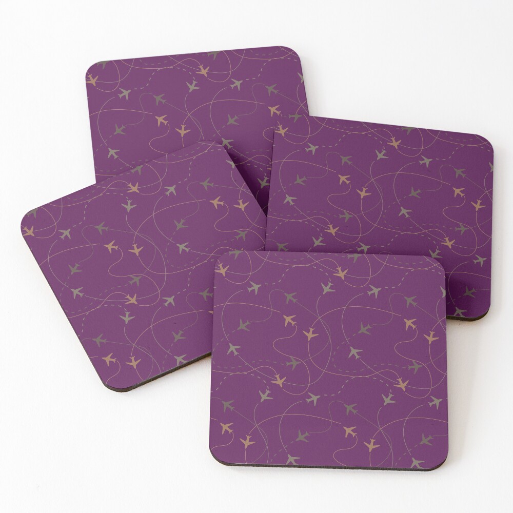 Item preview, Coasters (Set of 4) designed and sold by JumpSeatDesign.