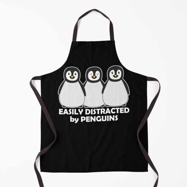 Item preview, Easily Distracted by Penguins Dark designed and sold by ironydesigns.