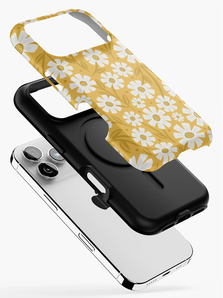 Imagen 2 de 4, Funda de iPhone con la obra Margaritas amarillas, diseñada y vendida por Allison Romero Design.