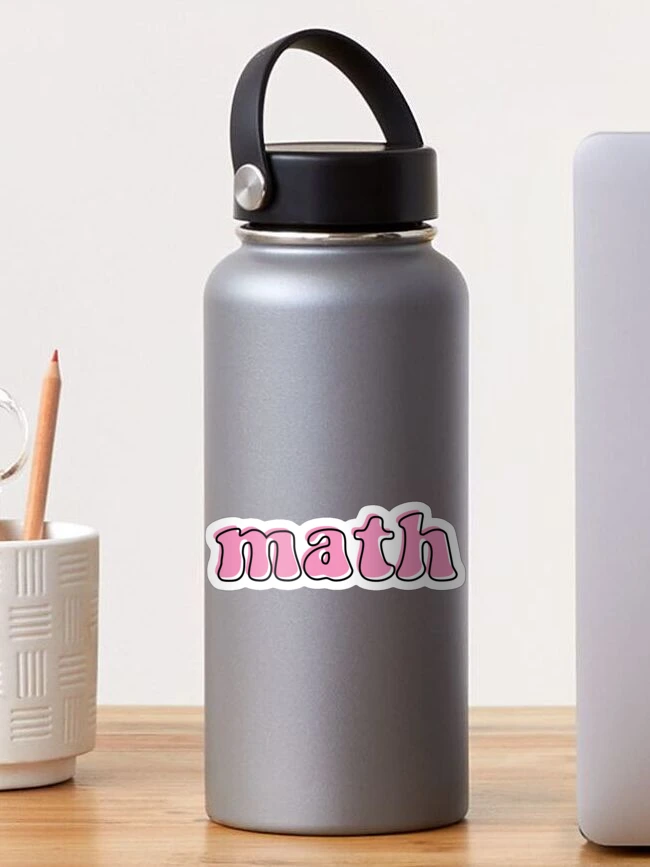 Imagen 1 de 3, Pegatina con la obra Math Sticker- Pink, diseñada y vendida por sophiemrich.