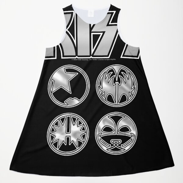 Item preview, Logotipo de KISS Plata V3 Starchild Demon Spaceman Catman designed and sold by SK22ART-DESIGN.
