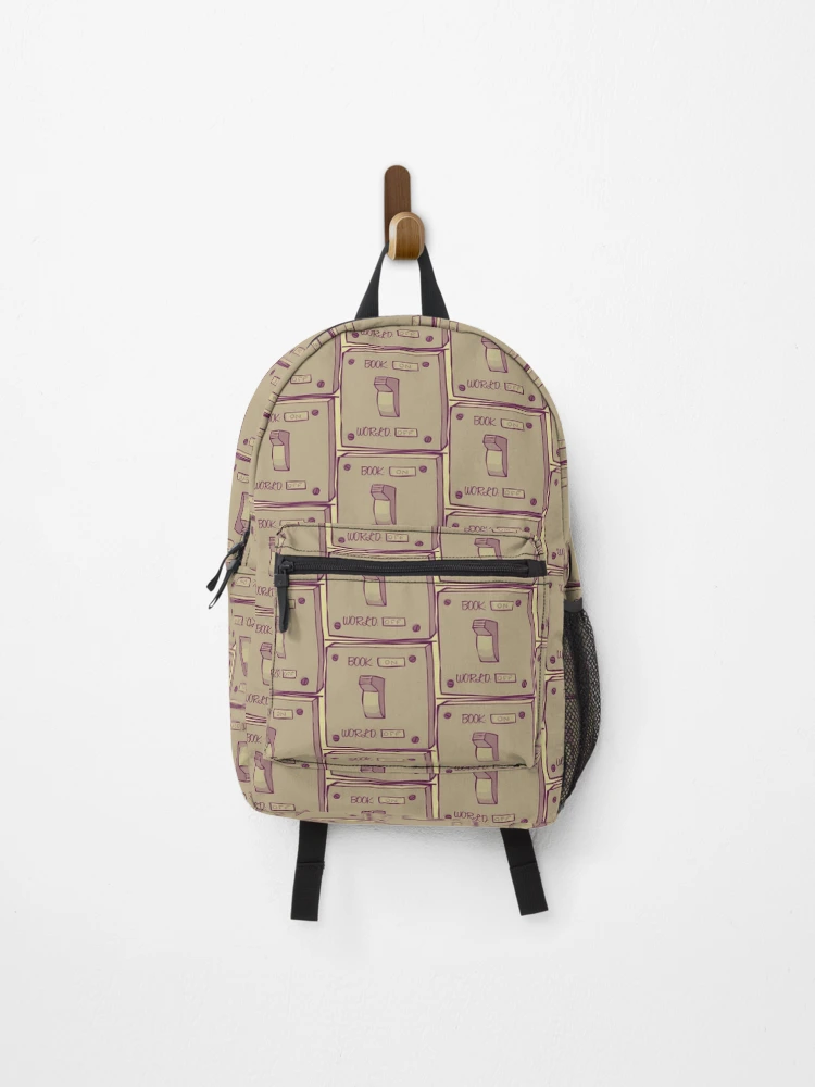 Thumbnail 1 of 3, Backpack, Bookworm designed and sold by Lamadesigns.