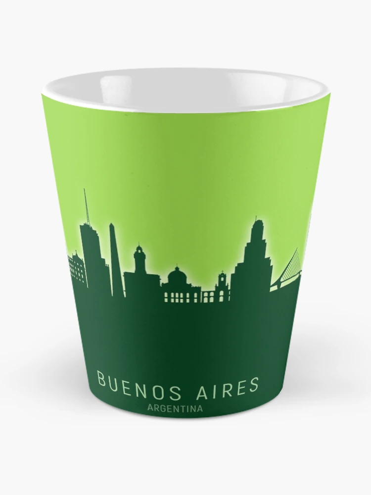 Aperçu 2 sur 4. Mug à café avec l'œuvre Buenos Aires Argentina Skyline créée et vendue par ArtPrints.