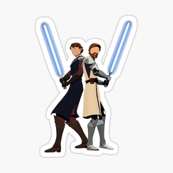 Artikelvorschau, Klonkriege Anakin und Obi Wan entworfen und verkauft von racheljean02.