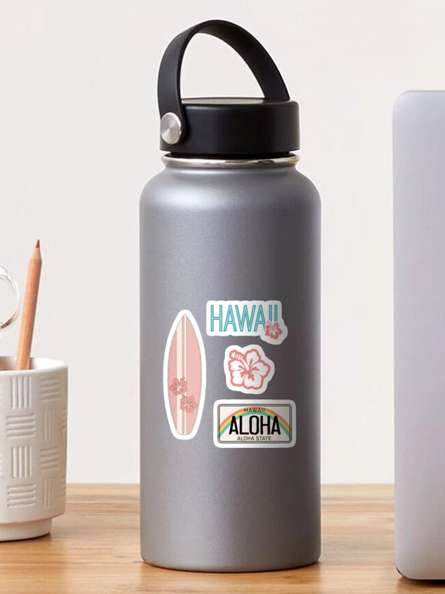 Thumbnail 1 von 3, Sticker, Hawaii-Paket Rosa designt und verkauft von amcdesigns.