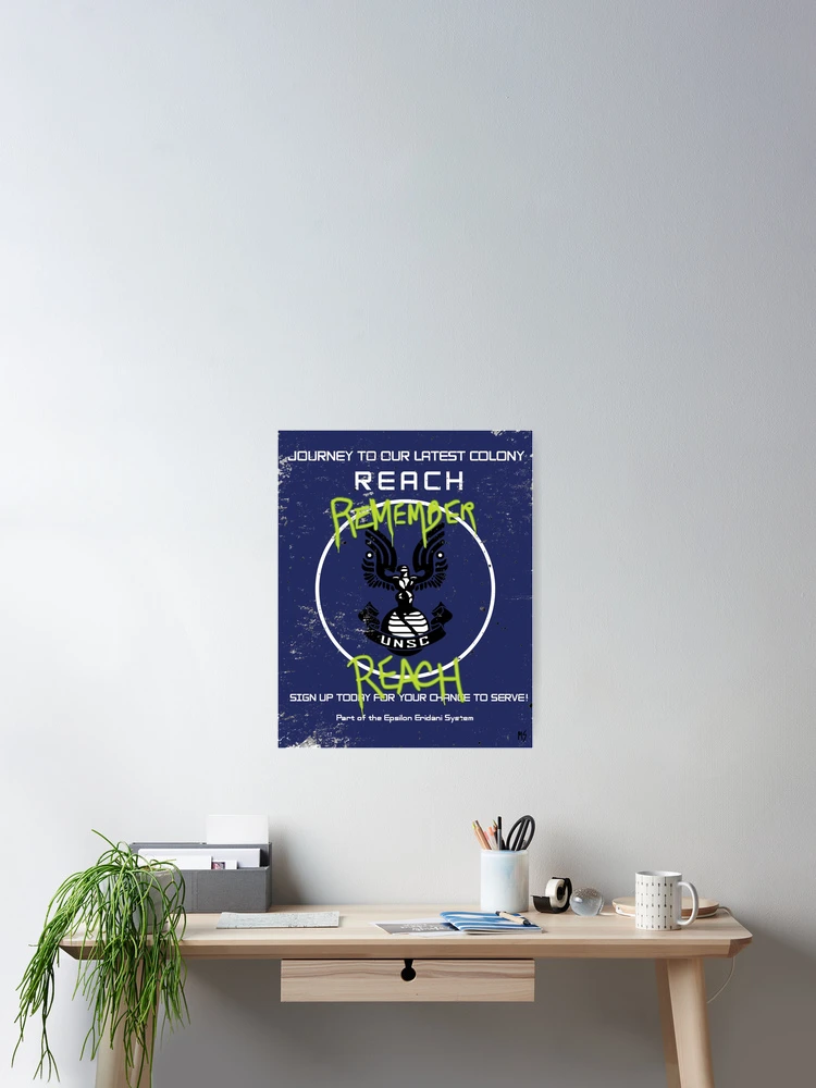 Thumbnail 2 of 3, Poster, Remember Reach designed and sold by BasicallyMike.