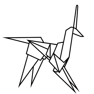 Aperçu de l'œuvre Licorne Origami Blade Runner de Harry Draws Straws