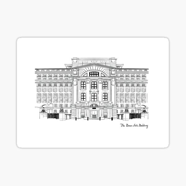 Aperçu de l'œuvre Le bâtiment des Beaux Arts de Londres créée et vendue par Stuff Productions.