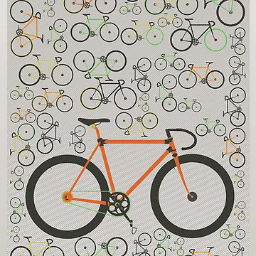 Artwork thumbnail, Fixed gear bikes by Andy Scullion